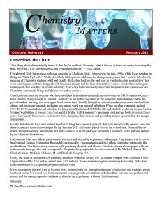 2022 Chem Newsletter Page 1