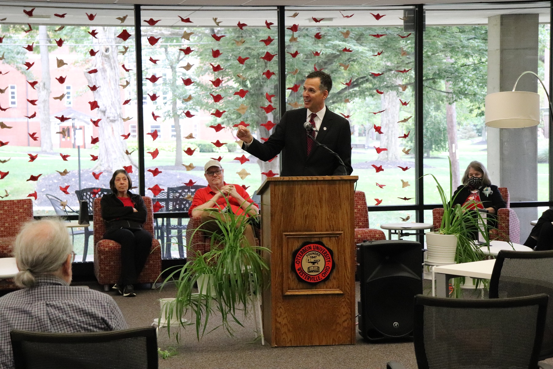 Library Rededicated for 50th Anniversary Courtright Memorial Library
