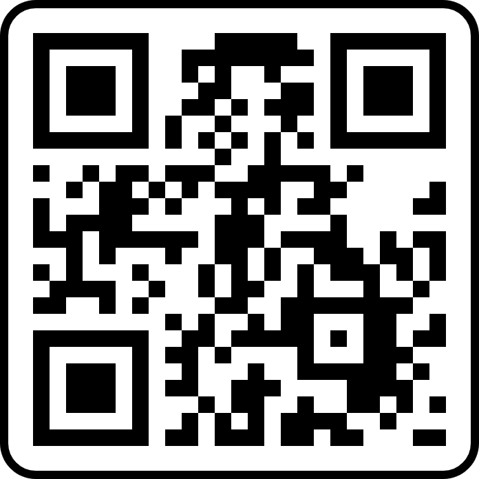 A QR code linking to the Library Mobile app page on the Apple and Google Play app stores.