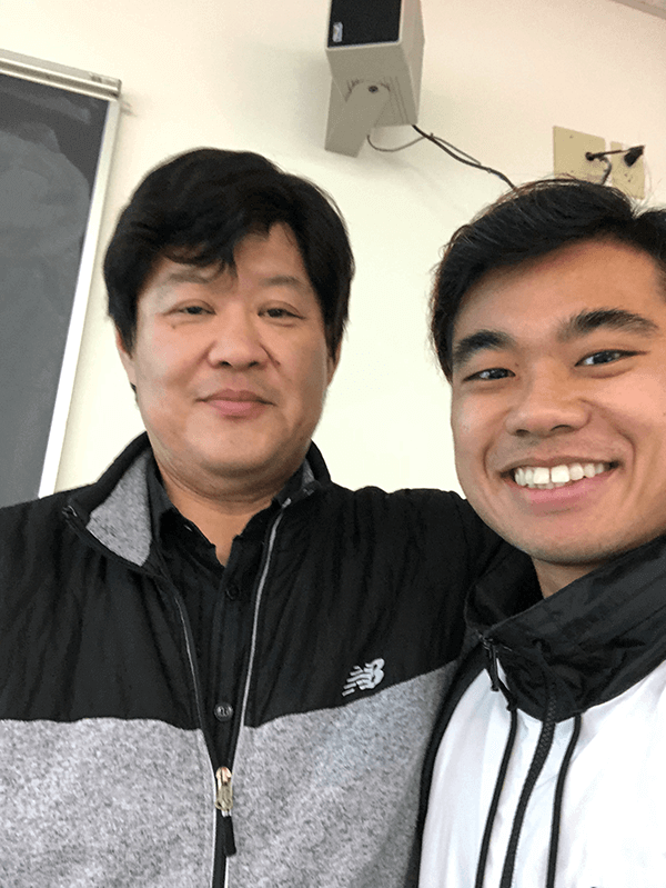 Otterbein Student Pau Piang and Professor Hyuk Kim