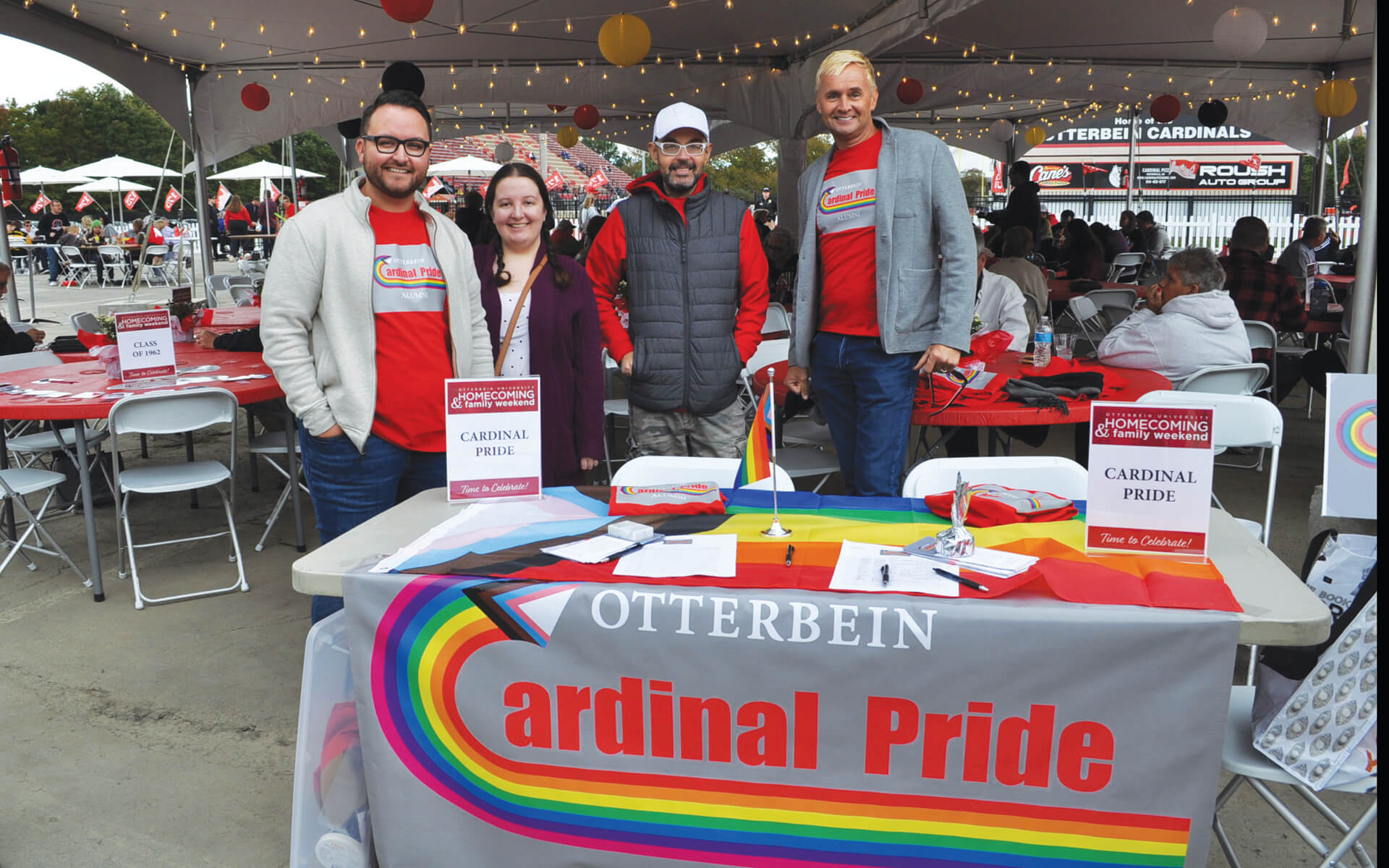 Cardinal Pride Alumni Table