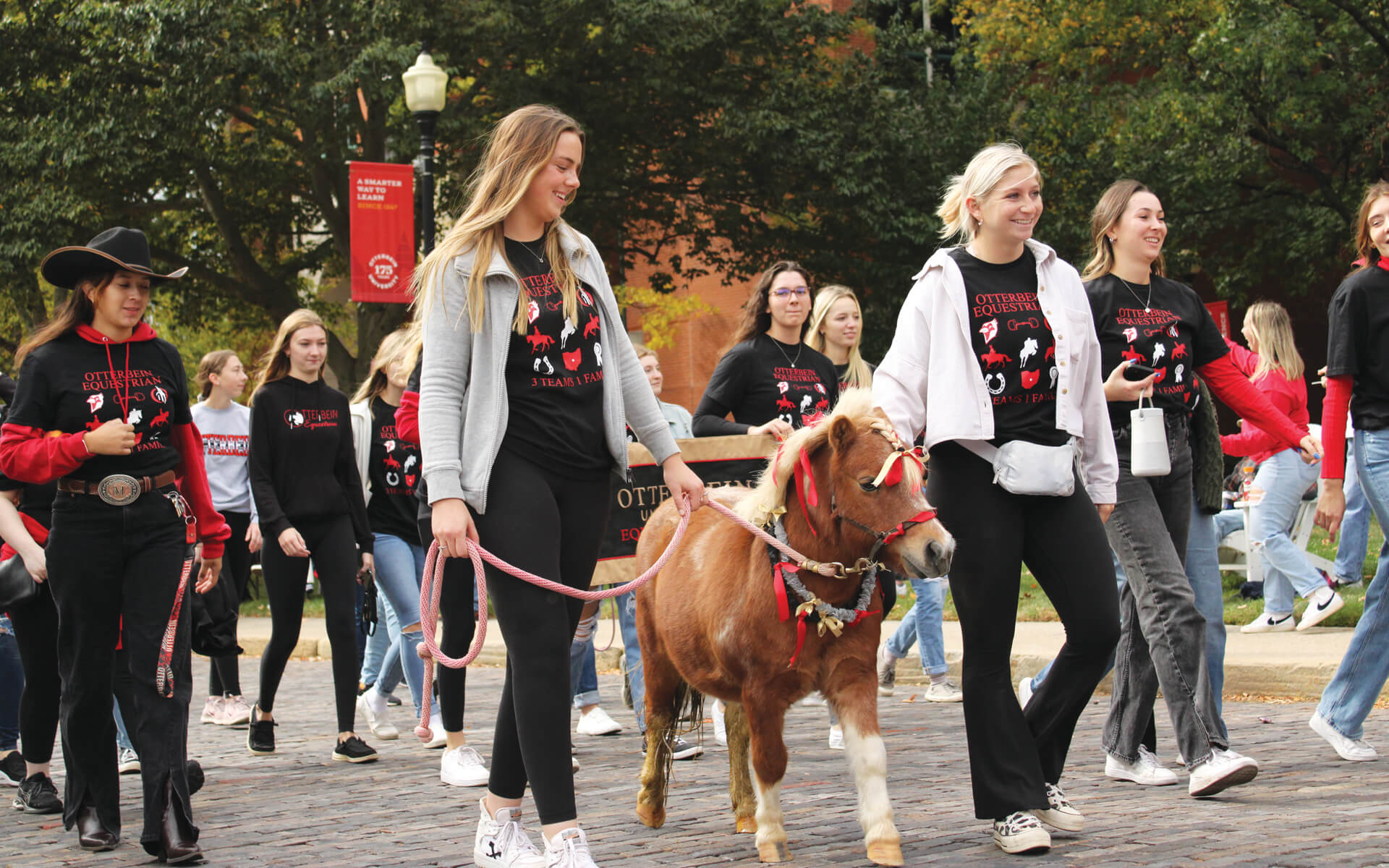 Members Of The Equine Team Join The Parade