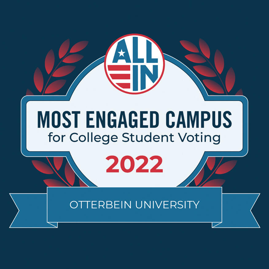 Otterbein Earns National Recognition for Student Voter Participation