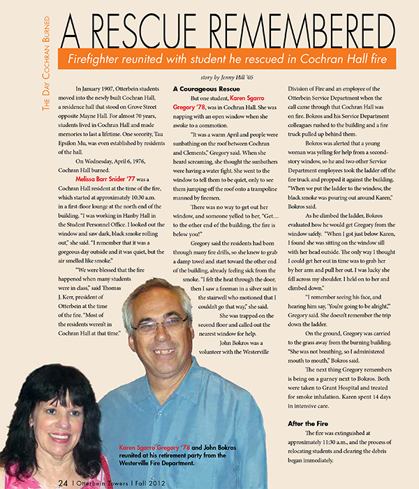 Otterbein Towers Fall 2012