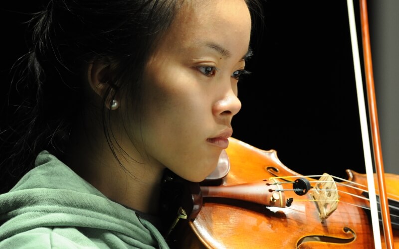 Violinist At Otterbein