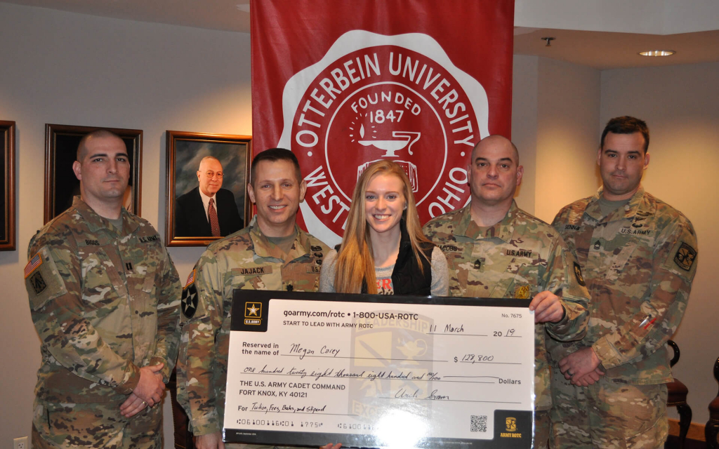 Megan Carey '22 receives Army ROTC scholarship