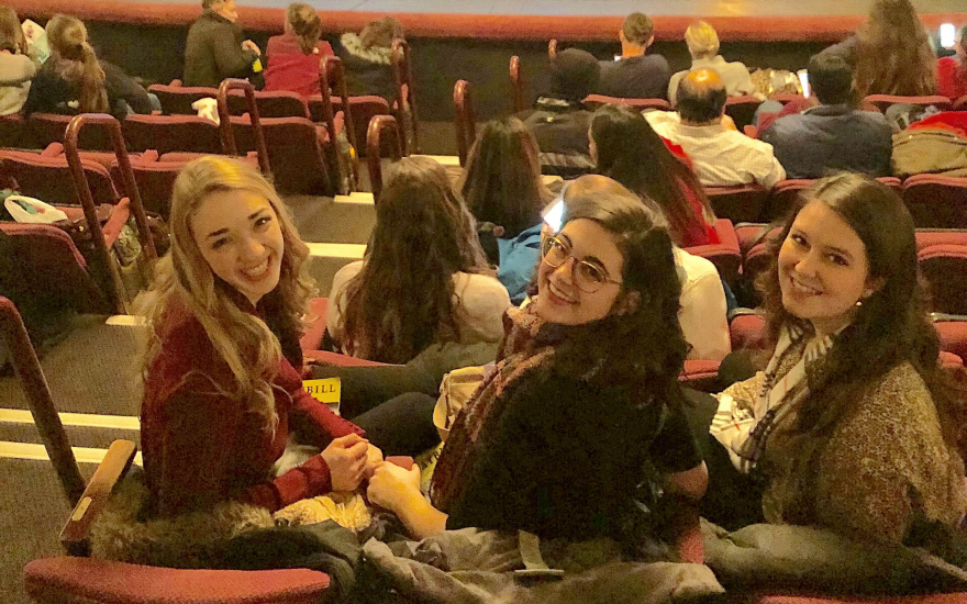 Comm Students On Broadway