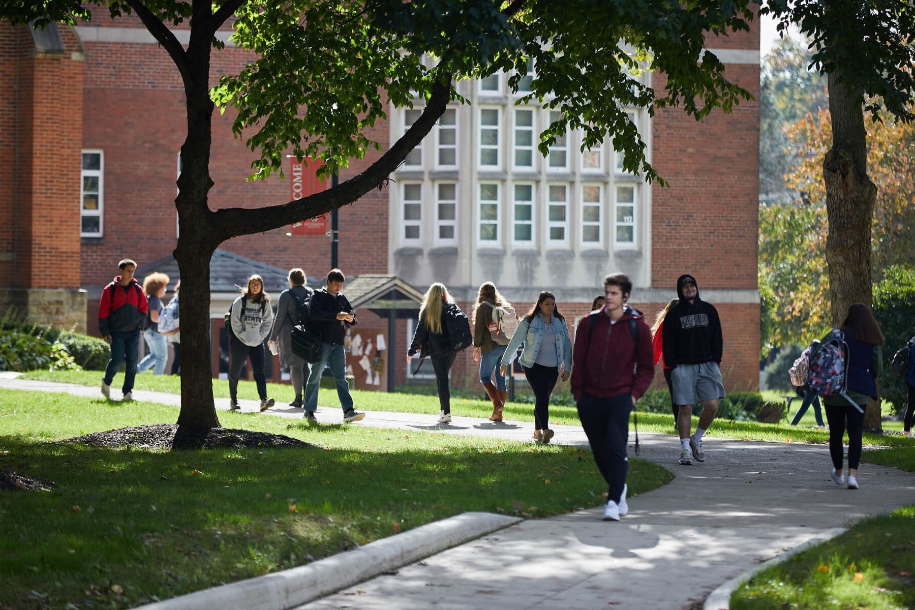 Students Walking Campus Beauty Final Web