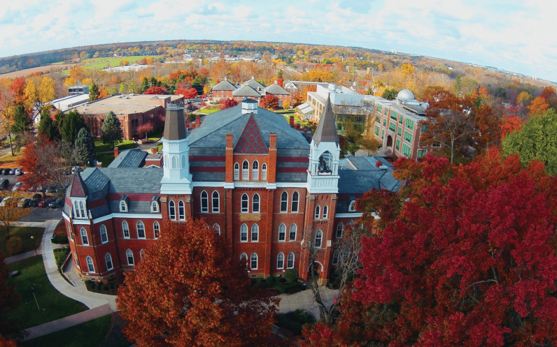 Towers Hall at Otterbein University