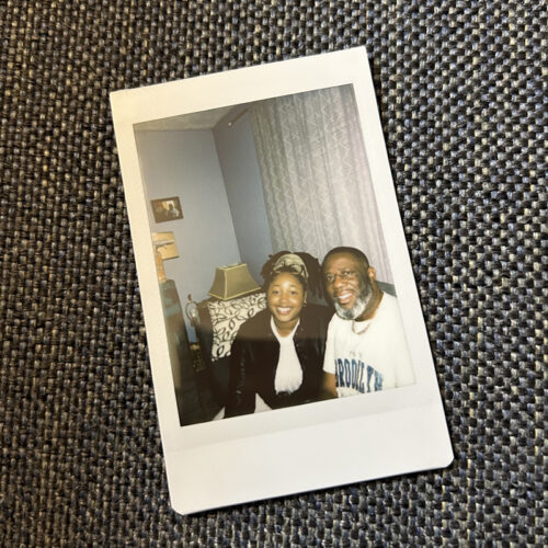 Senior Jennatta Mensah And Dad