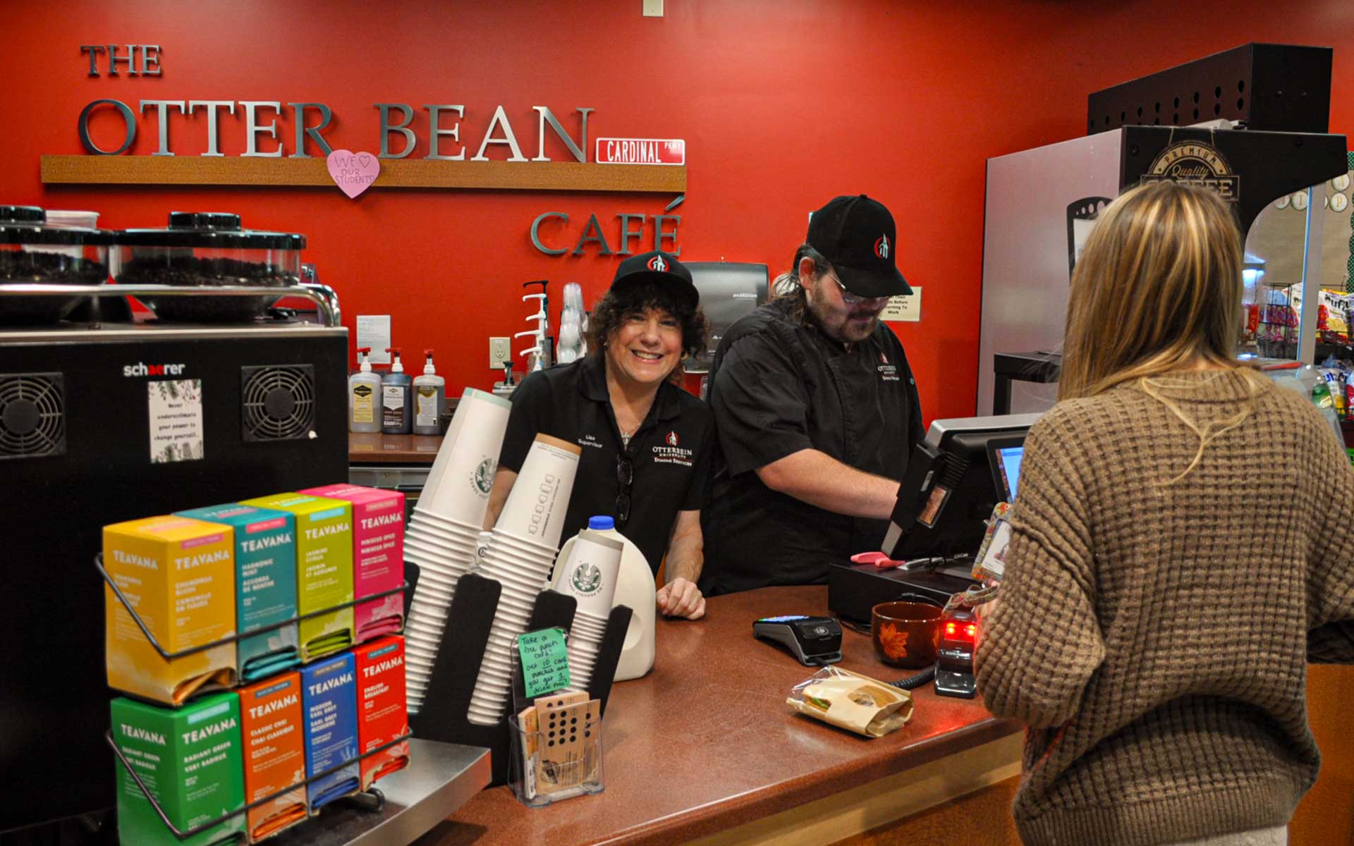 Cardy Infront Of Towers