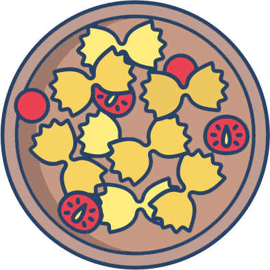 pasta plate icon