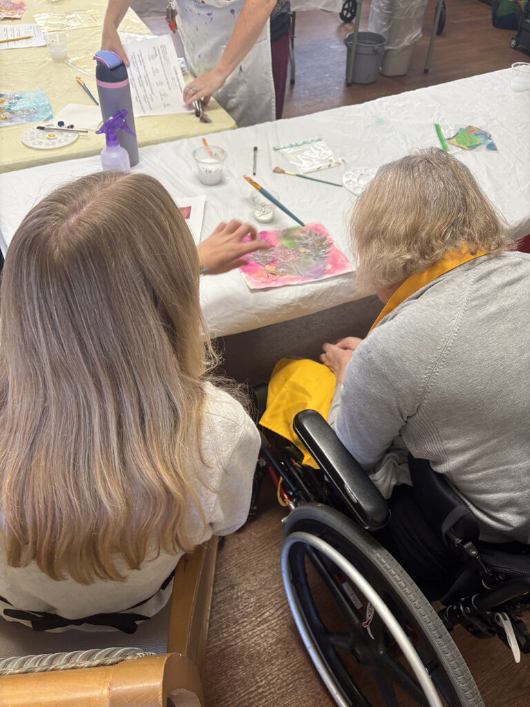 Otterbein Students Use Art To Connect With Older Adults Living With Dementia