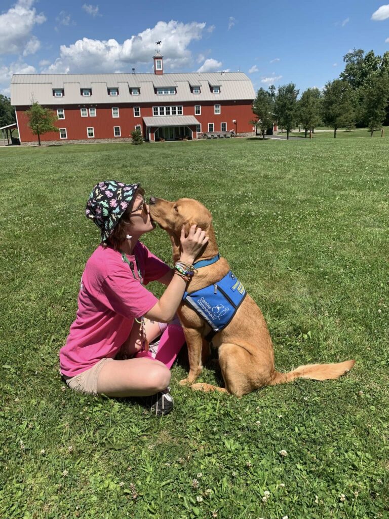 Fudge And Kat Coutant At Camp