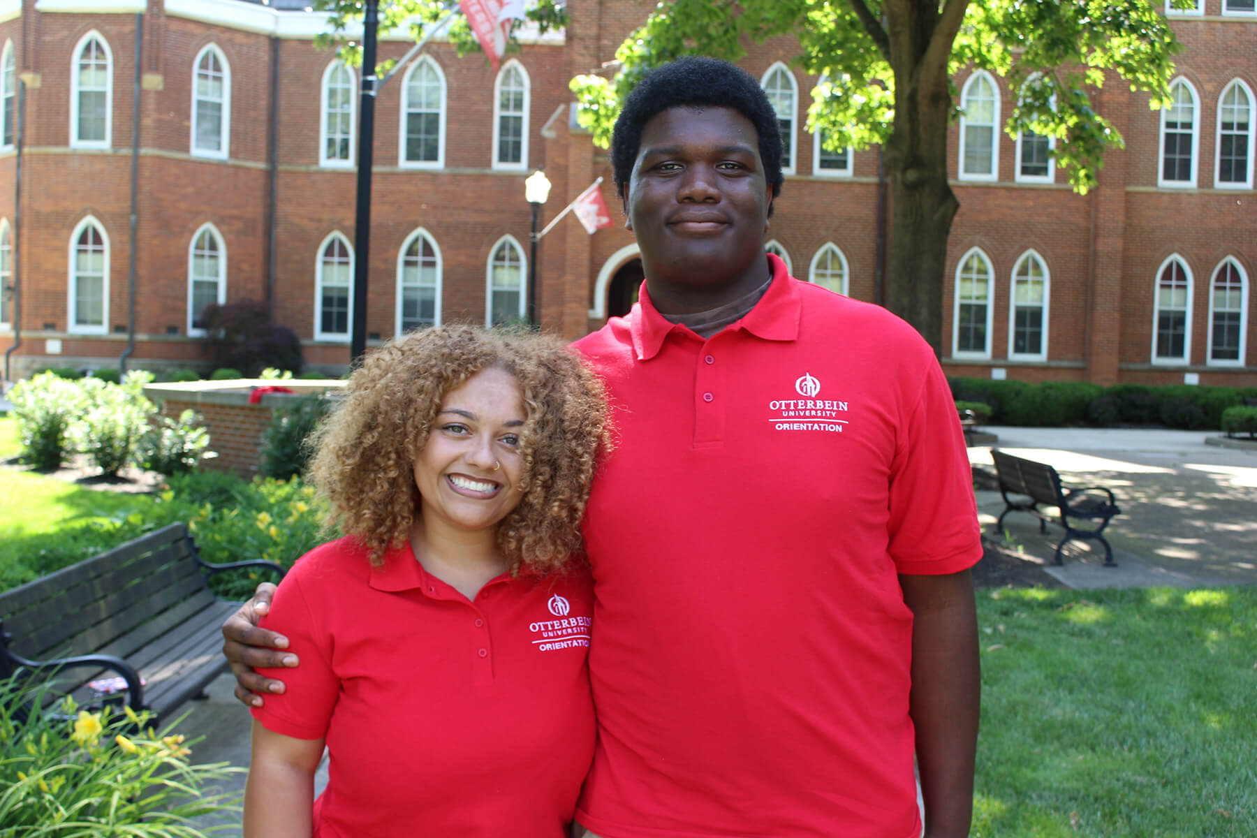 Journey Clair and Raymond Shellow Orientation Leaders