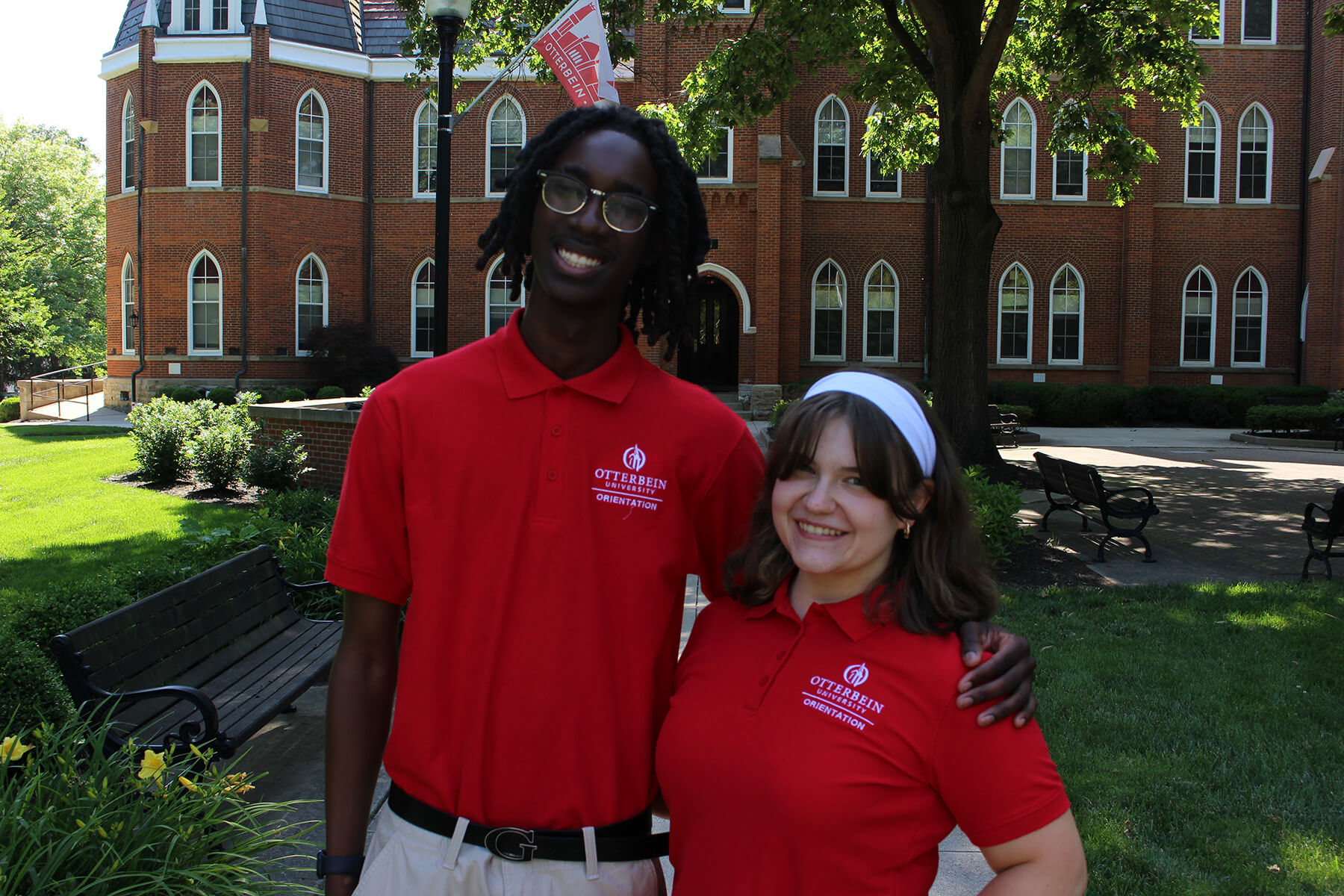 Caden Gadjigo and Macie Jones Orientation Leaders