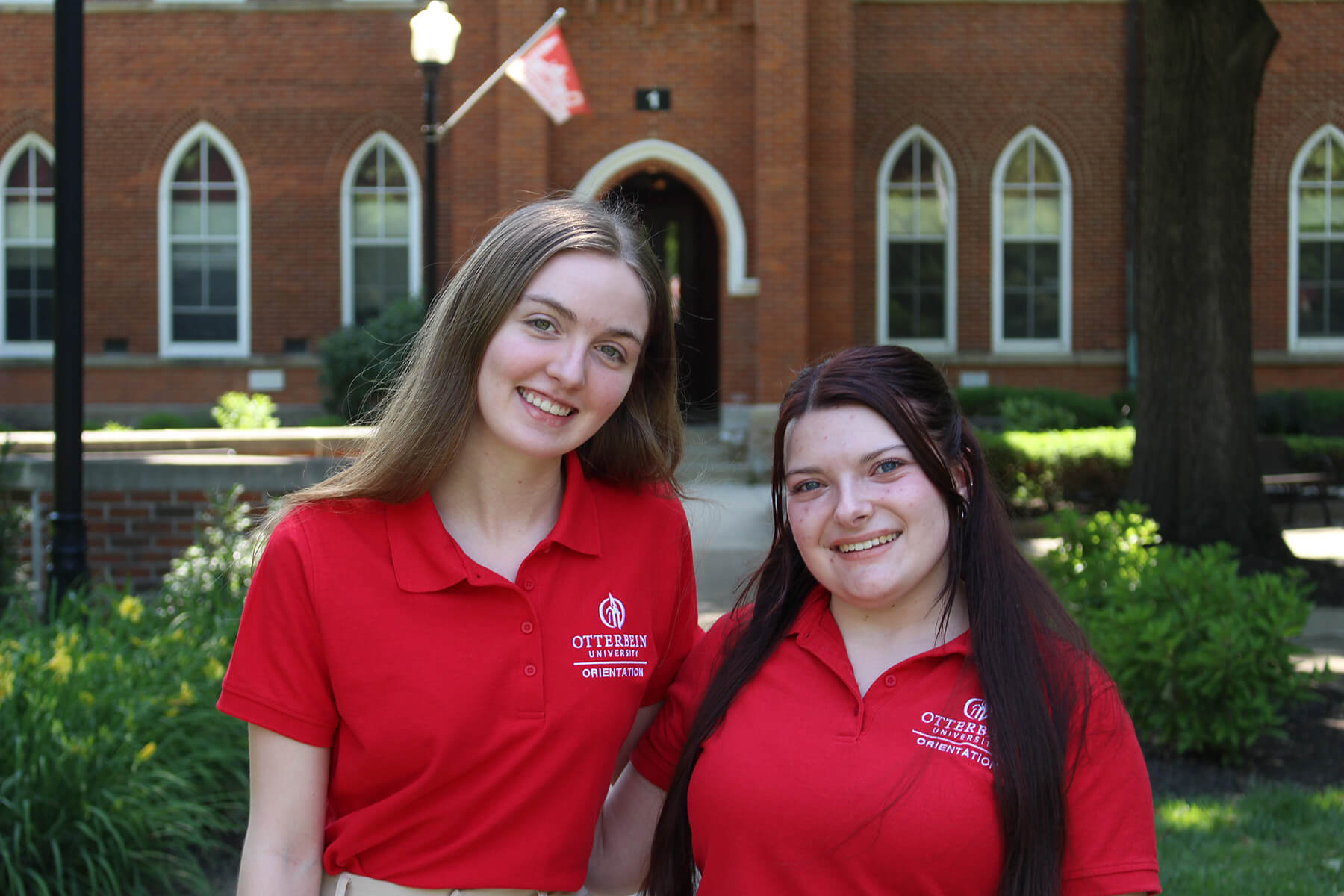 Skye Hamilton and Evelyn Hill Orientation Leaders
